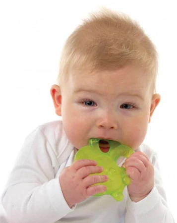 PLAYGRO Chladivé hryzadlo baby včielka vodný set 2ks pre bábätko