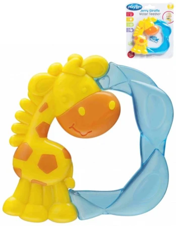 PLAYGRO Chladivé hryzadlo baby žirafa pre bábätko