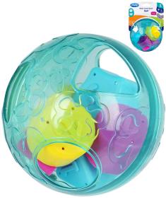 PLAYGRO Míček baby vkládací s tvary chrastící pro miminko