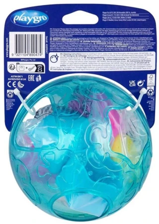 PLAYGRO Loptička baby vkladacia s tvarmi chrastacia pre bábätko