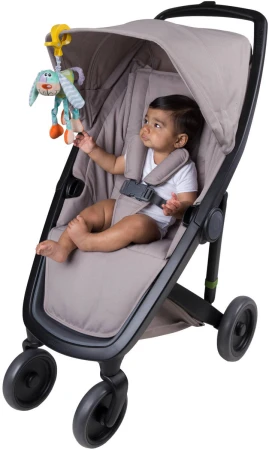 Playgro PLYŠ Baby pejsek vrnící pastelový s klipem pro miminko