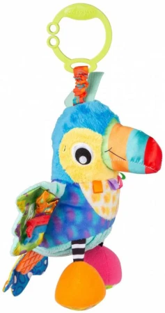 PLAYGRO PLYŠ Pták baby tukan Tamika závesný pískací pre bábätko