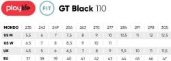 Playlife GT Black 110 kolieskové korčule
