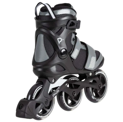 Playlife GT Black Grey 110 pánské kolečkové brusle POUZE 3x, 110, EU 43 (VÝPRODEJ)