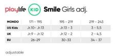 Playlife Smile Girls ADJ. dětské kolečkové brusle