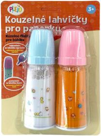 PLEJO Lahvička kouzelná pro panenku miminko s mizející tekutinou set 2ks
