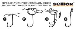 Pletená šňůra SELLIOR CarpBraid 0,20mm, 25kg, 2000m