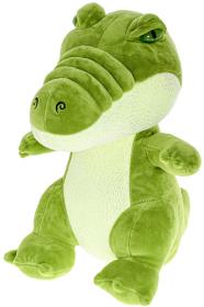 PLYŠ Baby krokodýl 25cm sedící v sáčku (plyšová hračka)