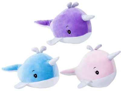 PLYŠ Baby Velryba 23cm soft měkká 3 barvy (plyšová hračka)