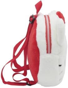 PLYŠ Batůžek dětský 3D hlavička kočička Hello Kitty 28x24cm