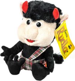 PLYŠ Čertík RUDLA sedící, česky mluvící 20 cm (plyšová hračka)