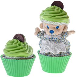 PLYŠ Cupcake dortík medvídek 10cm vonící v košíčku různé druhy