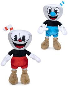 PLYŠ Cuphead a Mugman 25cm postavička 2 druhy (plyšová hračka)