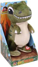 PLYŠ Dinosaurus zvířátko chodící opakovací na baterie Zvuk REC