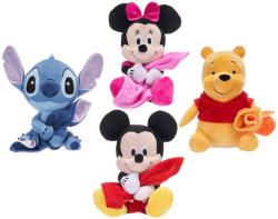 PLYŠ Disney postavička 21cm sedící s dekou 4 druhy (plyšová hračka)