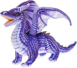 PLYŠ Drak 42cm stojící s potiskem 2 barvy (plyšová hračka)
