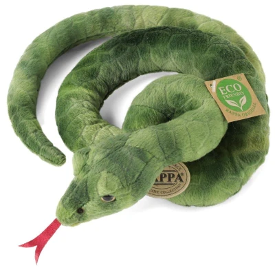 PLYŠ Had zelený 90cm Eco-Friendly (plyšová hračka)