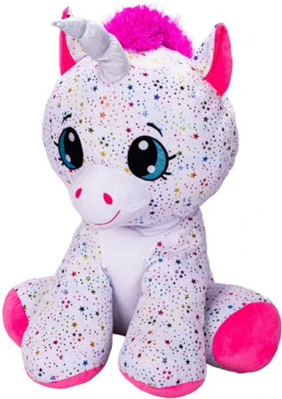 PLYŠ Jednorožec Star Sparkle 70cm třpytivý sedící (plyšová hračka)