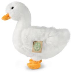 PLYŠ Kachna bílá 24cm Eco-Friendly (plyšová hračka)