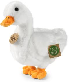 PLYŠ Kachna bílá 24cm Eco-Friendly (plyšová hračka)