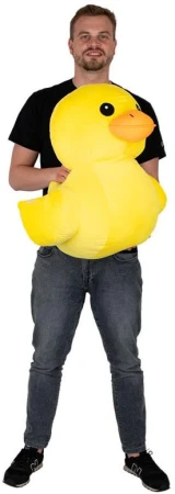 PLYŠ Kachna velká 60cm sedící XXL zvířátko (plyšová hračka)