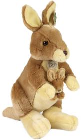 PLYŠ Klokan set s mládětem 37cm Eco-Friendly (plyšová hračka)