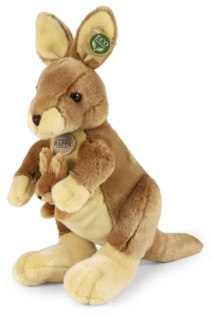 PLYŠ Klokan set s mládětem 37cm Eco-Friendly (plyšová hračka)