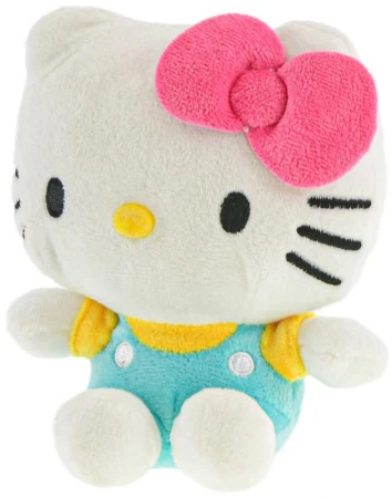 PLYŠ Kočička Hello Kitty sedící 16cm 4 barvy (plyšová hračka)