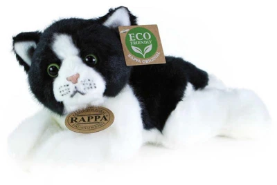 PLYŠ Kočka černo-bílá 23cm ležící Eco-Friendly (plyšová hračka) PLYŠ Kočka černo-bílá 23cm ležící Eco-Friendly (plyšová hračka)