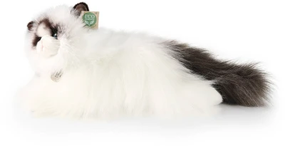 PLYŠ Kočka ragdoll 35cm ležící Eco-Friendly (plyšová hračka)