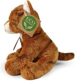 PLYŠ Kočka rezavá sedící 14cm Eco-Friendly (plyšová hračka)