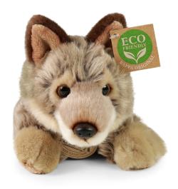 PLYŠ Kojot/vlk ležící 20cm Eco-Friendly PLYŠOVÉ HRAČKY
