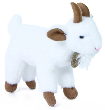 PLYŠ Koza stojící 20cm Eco-Friendly kozel (plyšová hračka)