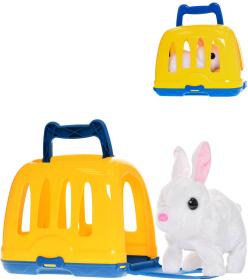 PLYŠ Králíček hopsající 17cm set s přepravkou na baterie Zvuk (plyšová hračka) PLYŠ Králíček hopsající 17cm set s přepravkou na baterie Zvuk (plyšová hračka)