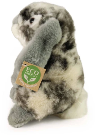 PLYŠ Králíček šedý 19cm Eco-Friendly (plyšová hračka)