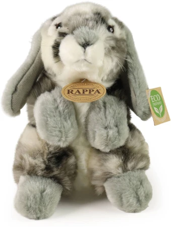 PLYŠ Králíček šedý 19cm Eco-Friendly (plyšová hračka)