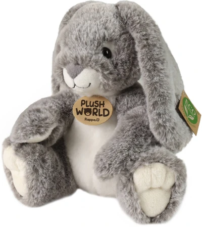 PLYŠ Králík 20cm dlouhé uši Eco-Friendly Plush World (plyšová hračka)
