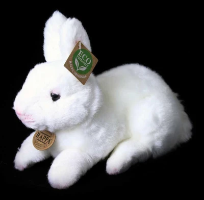 PLYŠ Králík 23cm bílý leží Eco-Friendly (plyšová hračka) PLYŠ Králík 23cm bílý leží Eco-Friendly (plyšová hračka)