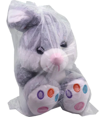PLYŠ Králík baby sedící 25cm šedý (plyšová hračka)