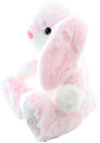 PLYŠ Králík růžový sedící 23cm (plyšová hračka)