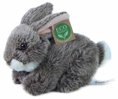 PLYŠ Králík tmavě šedý ležící 17cm Eco-Friendly (plyšová hračka) PLYŠ Králík tmavě šedý ležící 17cm Eco-Friendly (plyšová hračka)