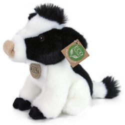 PLYŠ Kráva 18cm telátko sedící Eco-Friendly (plyšová hračka)