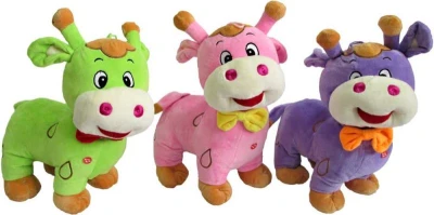 PLYŠ Kravička Mášenka baby veselá 20cm s mašličkou 3 barvy (plyšová hračka) PLYŠ Kravička Mášenka baby veselá 20cm s mašličkou 3 barvy (plyšová hračka)