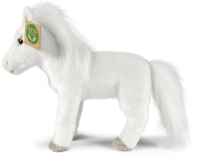 PLYŠ Kůň bílý 24cm Eco-Friendly (plyšová hračka)