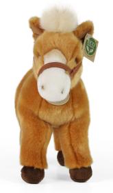 PLYŠ Kůň hnědý stojící 30cm Eco-Friendly (plyšová hračka)