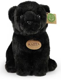PLYŠ Levhart černý panter 23cm sedící Eco-Friendly (plyšová hračka)