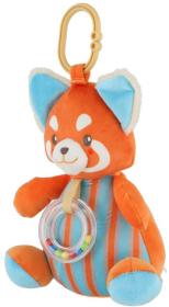 PLYŠ Liška zvířátko na natažení usínáček s melodií pro miminko
