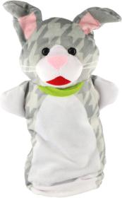 PLYŠ Maňásek domácí zvířátka 25cm set 4ks (plyšová hračka)