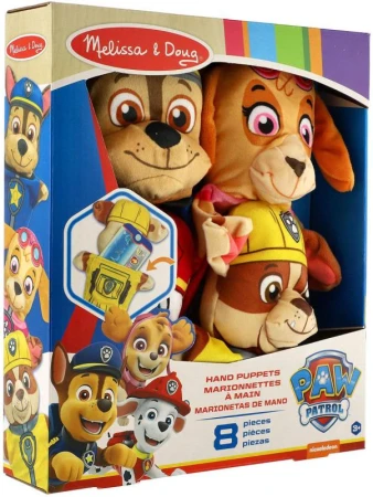PLYŠ Maňášik Tlapková patrola (Paw Patrol) set 4 ks s kapsičkou