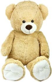 PLYŠ Medvěd 100cm světlý (plyšová hračka)